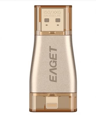 EAGET i50 Flash drive for iPhone_ iPad_ Apple Computers USB 3_0 flash drive
